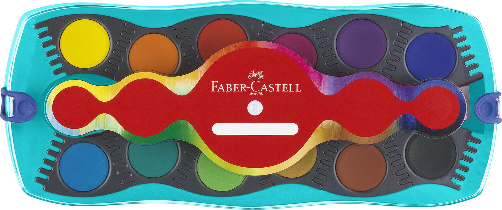 FABER-CASTELL Wasserfarbkasten 12 Farben FABER-CASTELL Wasserfarbkasten 12 Farben